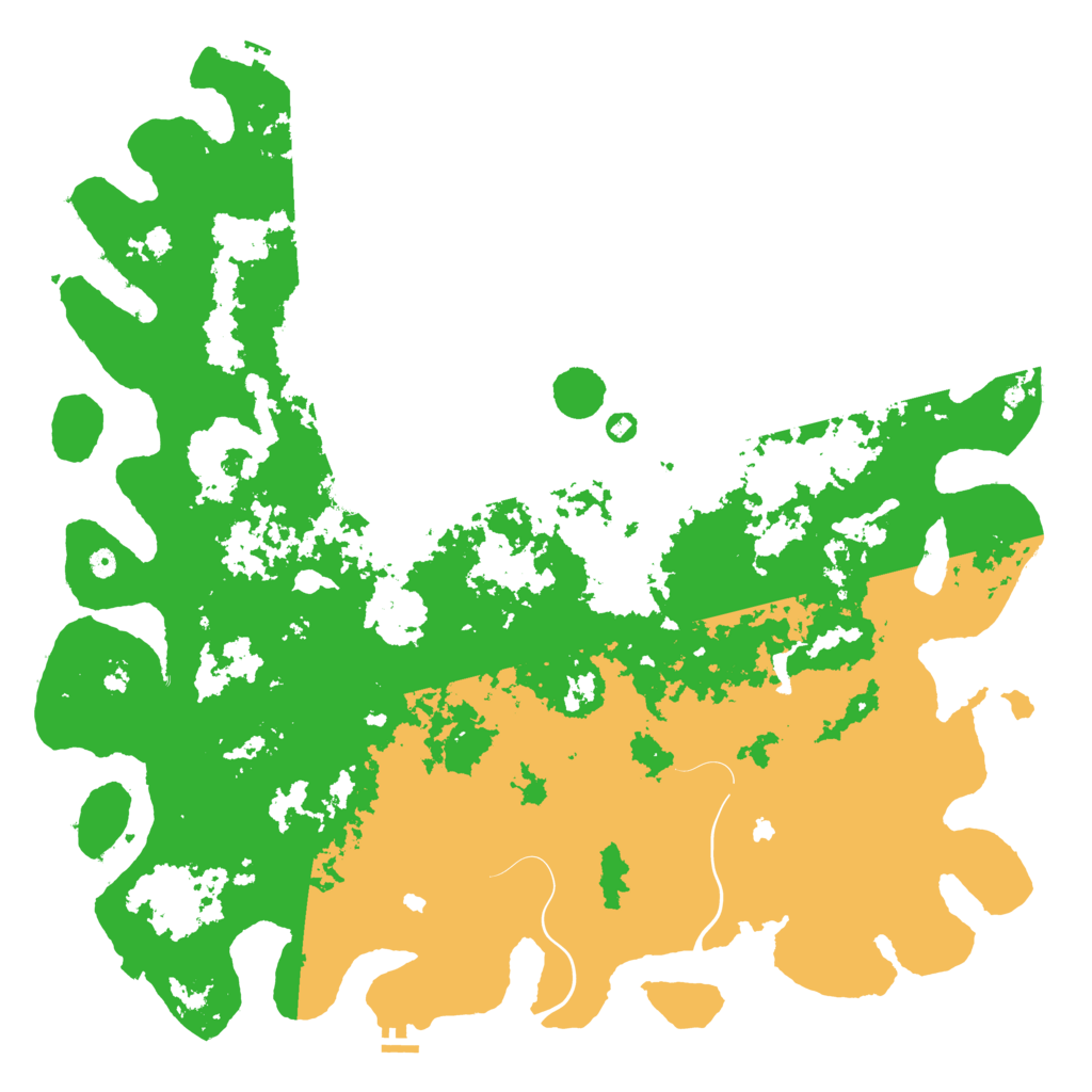 Biome Rust Map: Procedural Map, Size: 5888, Seed: 1