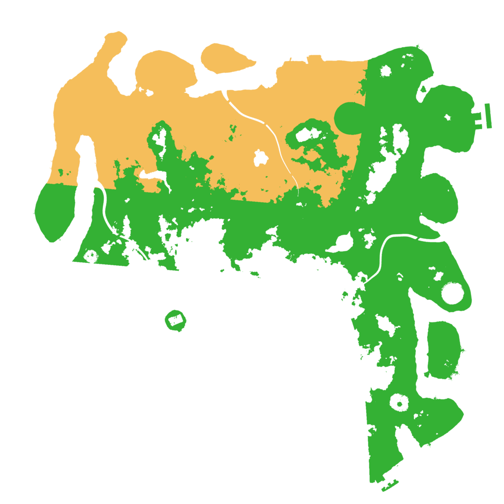 Biome Rust Map: Procedural Map, Size: 4096, Seed: 1414405375