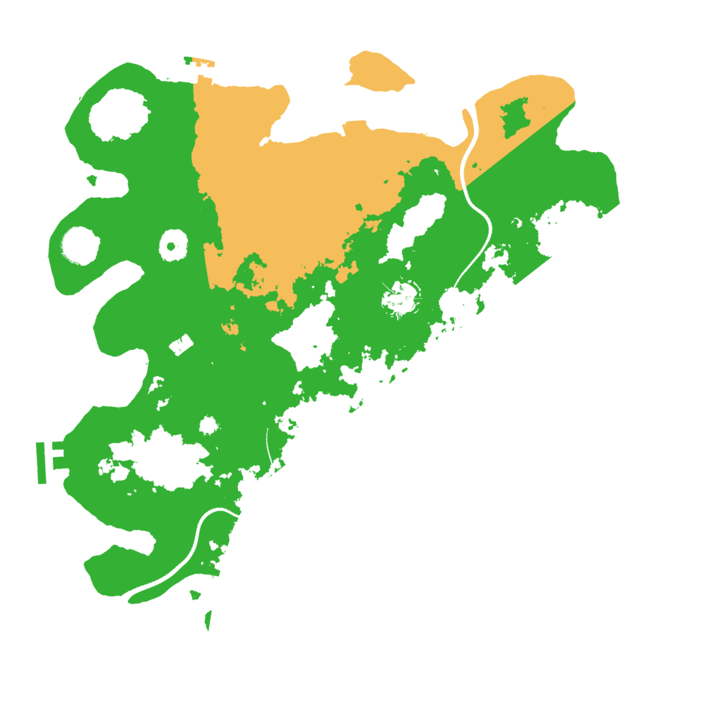 Biome Rust Map: Procedural Map, Size: 3500, Seed: 1693044508