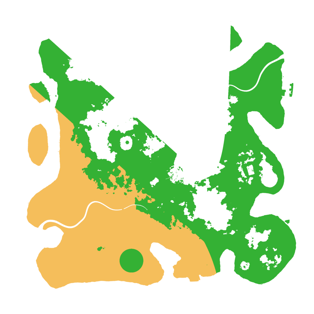 Biome Rust Map: Procedural Map, Size: 3500, Seed: 1596463604