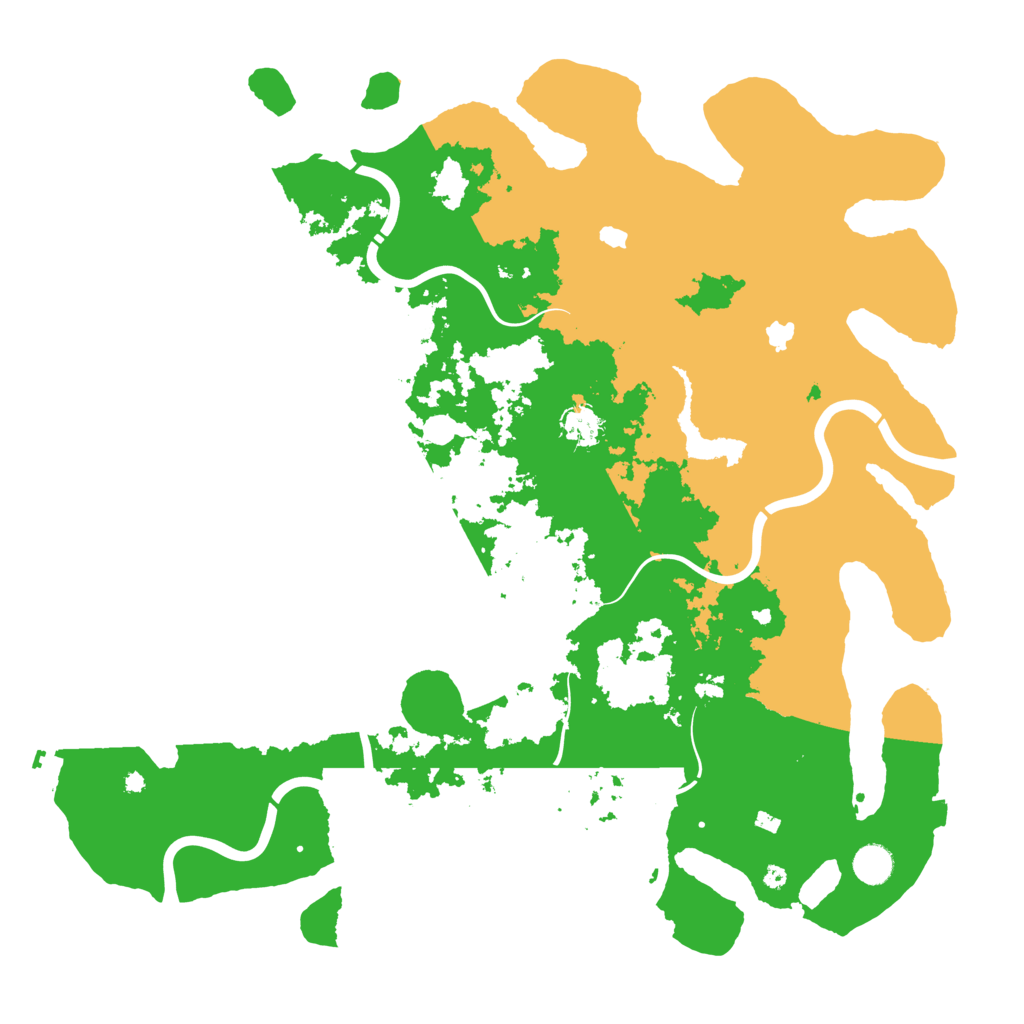 Biome Rust Map: Procedural Map, Size: 4500, Seed: 1867802463