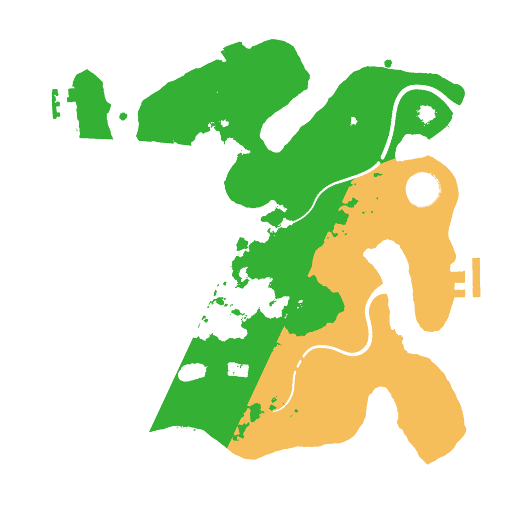 Biome Rust Map: Procedural Map, Size: 2650, Seed: 980204134