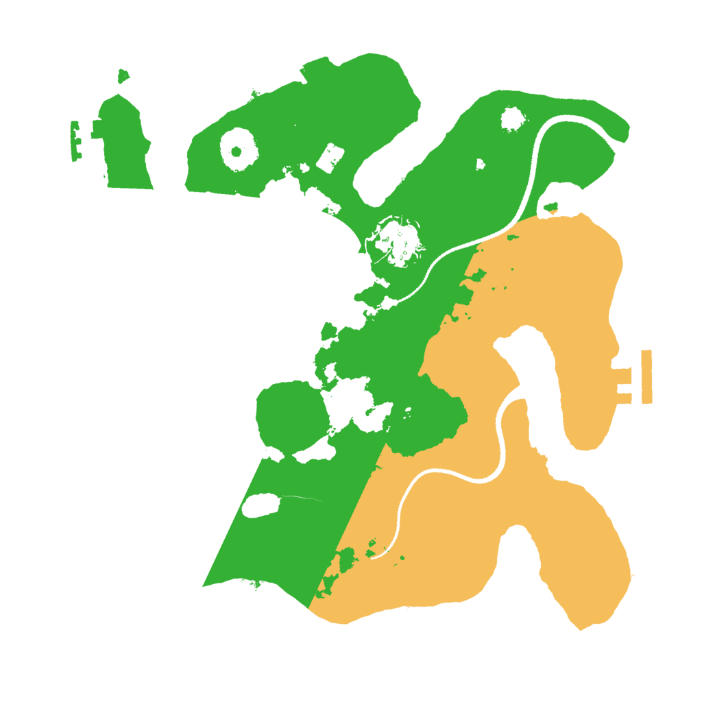 Biome Rust Map: Procedural Map, Size: 2650, Seed: 980204134