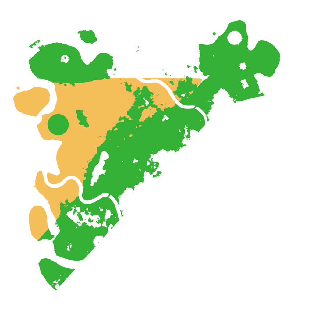 Biome Rust Map: Procedural Map, Size: 3900, Seed: 888194054