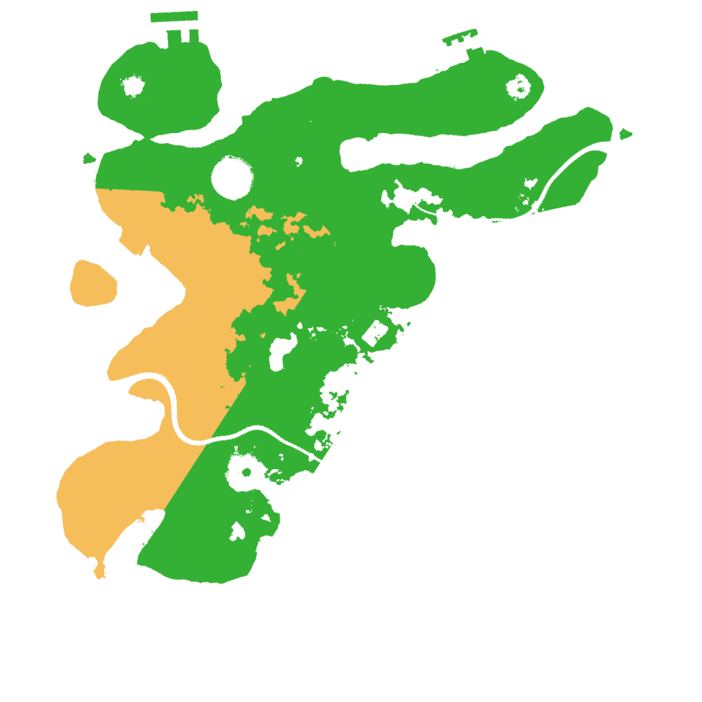 Biome Rust Map: Procedural Map, Size: 3000, Seed: 1384585379