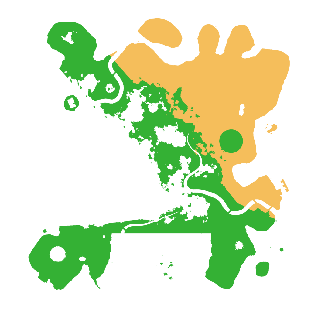 Biome Rust Map: Procedural Map, Size: 3500, Seed: 2136247929