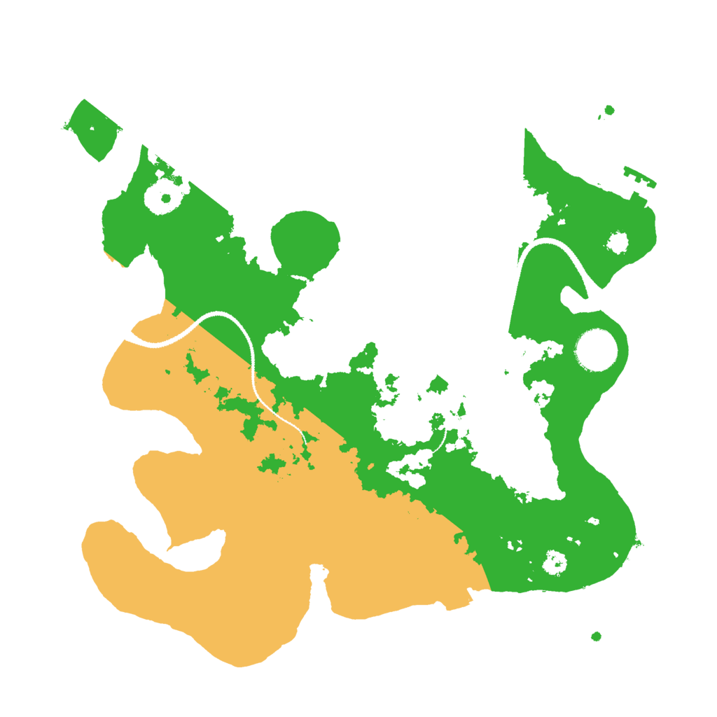 Biome Rust Map: Procedural Map, Size: 3000, Seed: 617132306