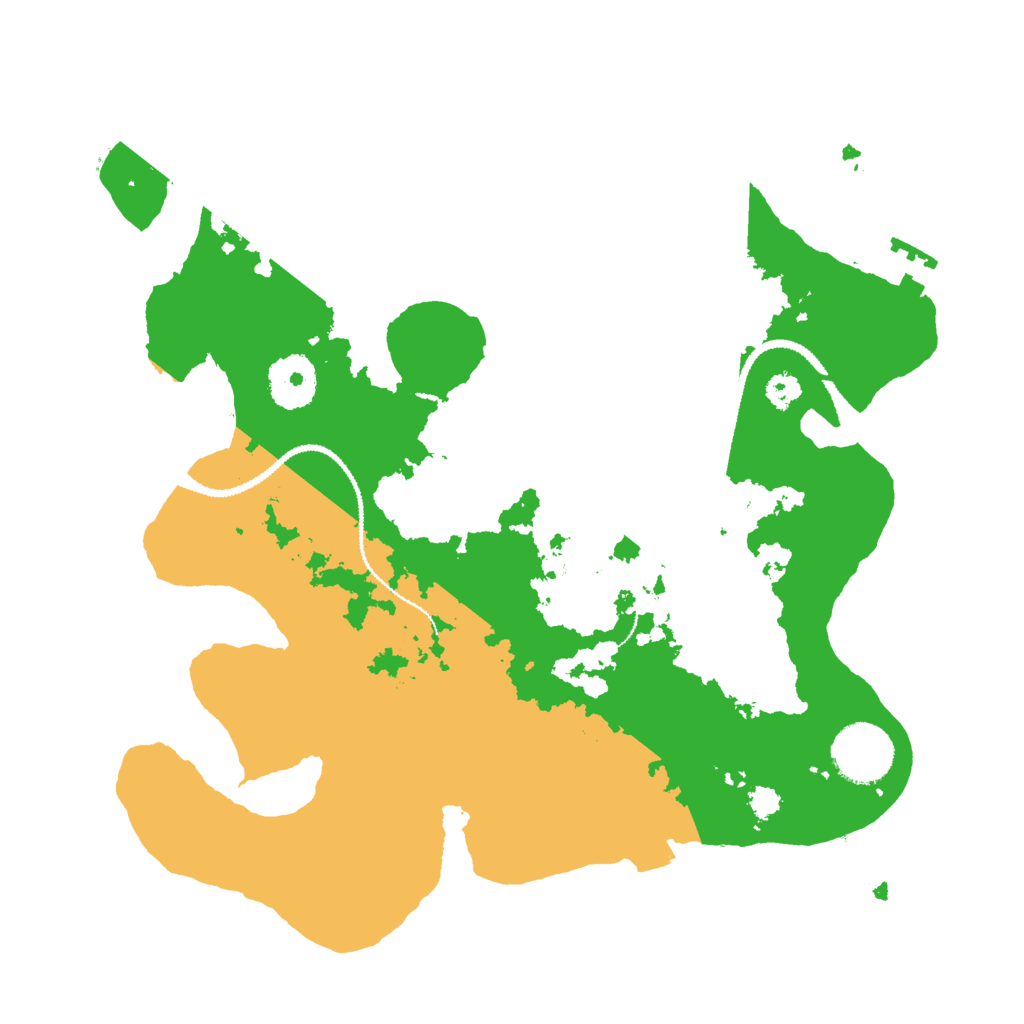 Biome Rust Map: Procedural Map, Size: 3000, Seed: 617132306