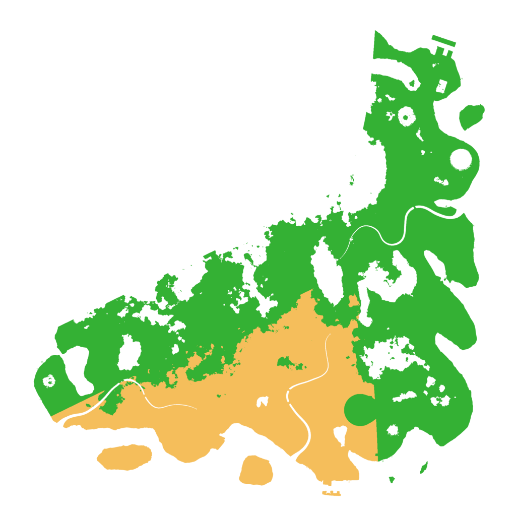 Biome Rust Map: Procedural Map, Size: 4250, Seed: 15167381