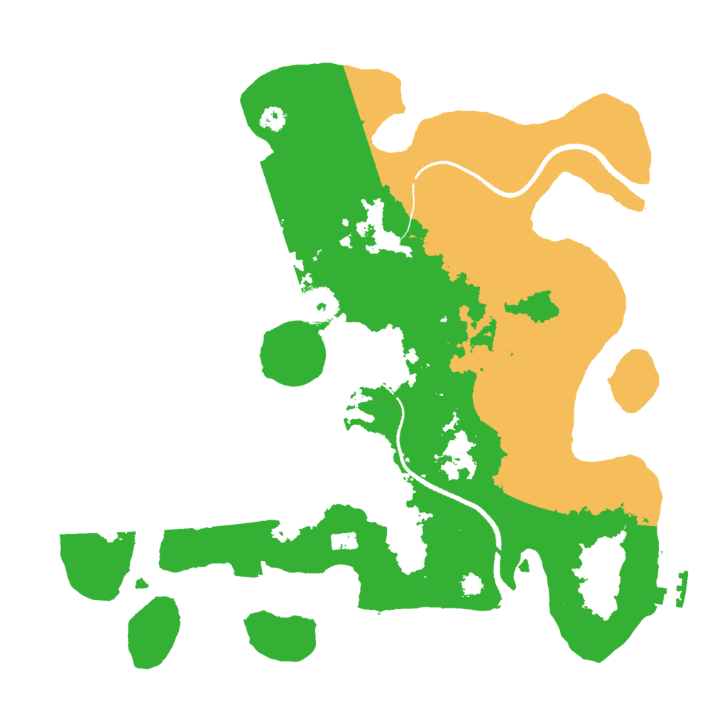 Biome Rust Map: Procedural Map, Size: 3000, Seed: 12710