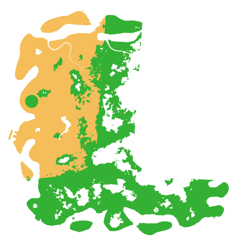 Biome Rust Map: Procedural Map, Size: 5000, Seed: 737164228