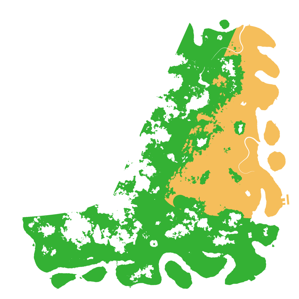 Biome Rust Map: Procedural Map, Size: 6000, Seed: 894952813