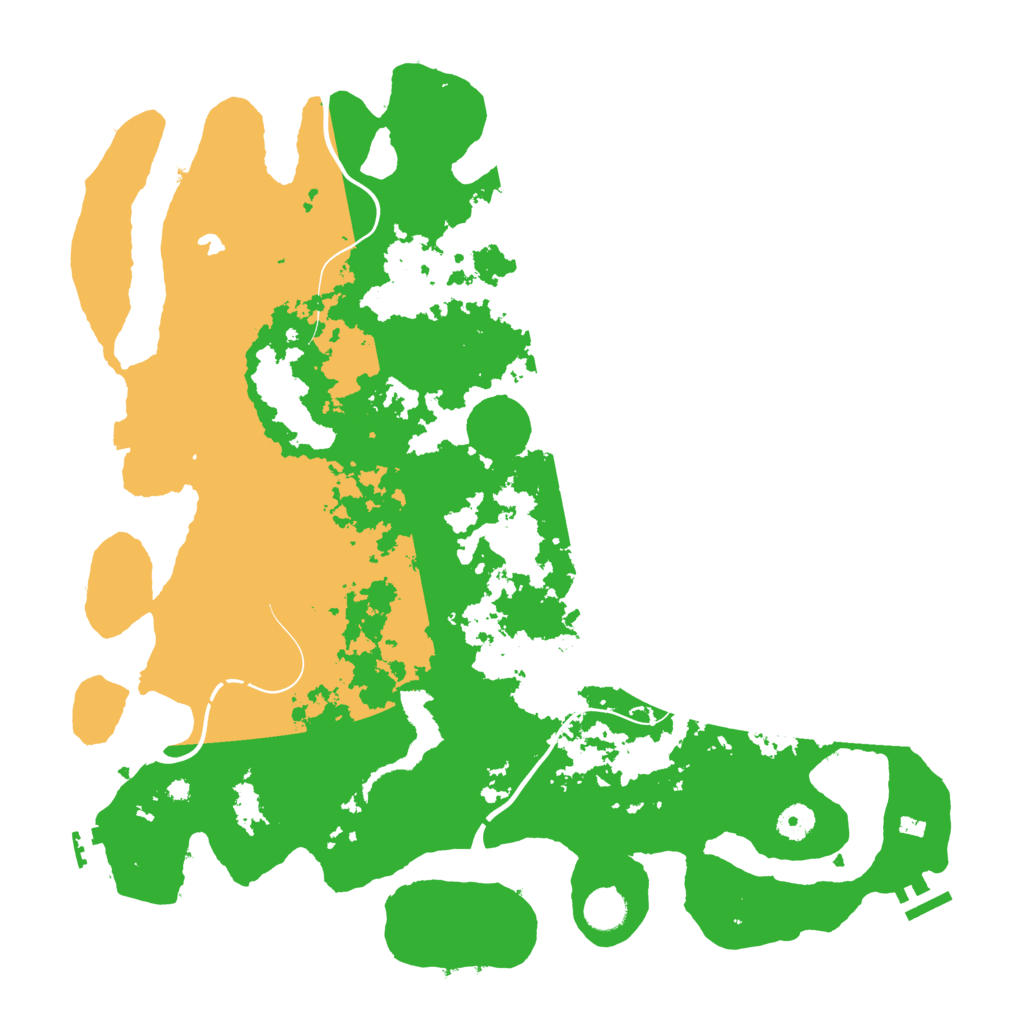 Biome Rust Map: Procedural Map, Size: 4250, Seed: 333522500