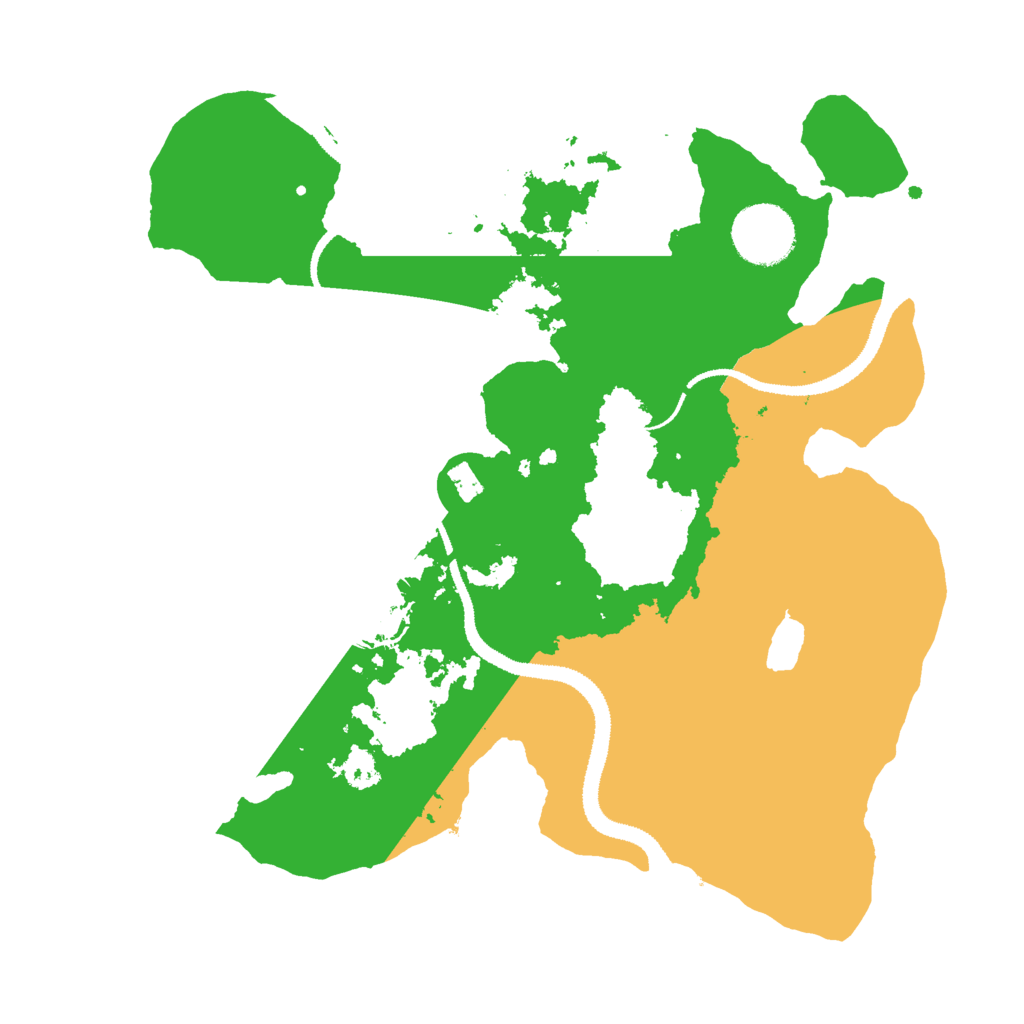 Biome Rust Map: Procedural Map, Size: 3000, Seed: 1229742417