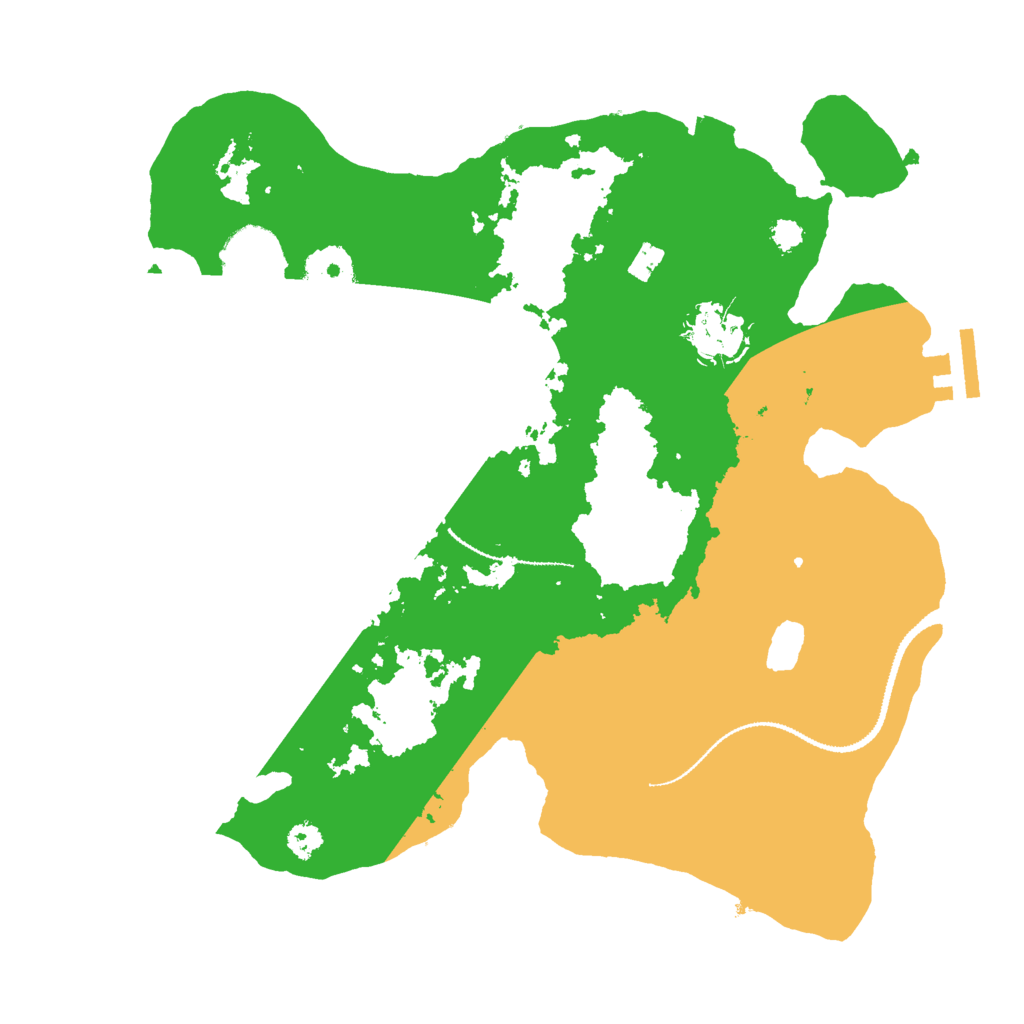 Biome Rust Map: Procedural Map, Size: 3000, Seed: 1229742417