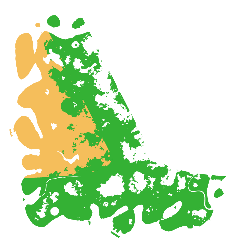Biome Rust Map: Procedural Map, Size: 5000, Seed: 331133