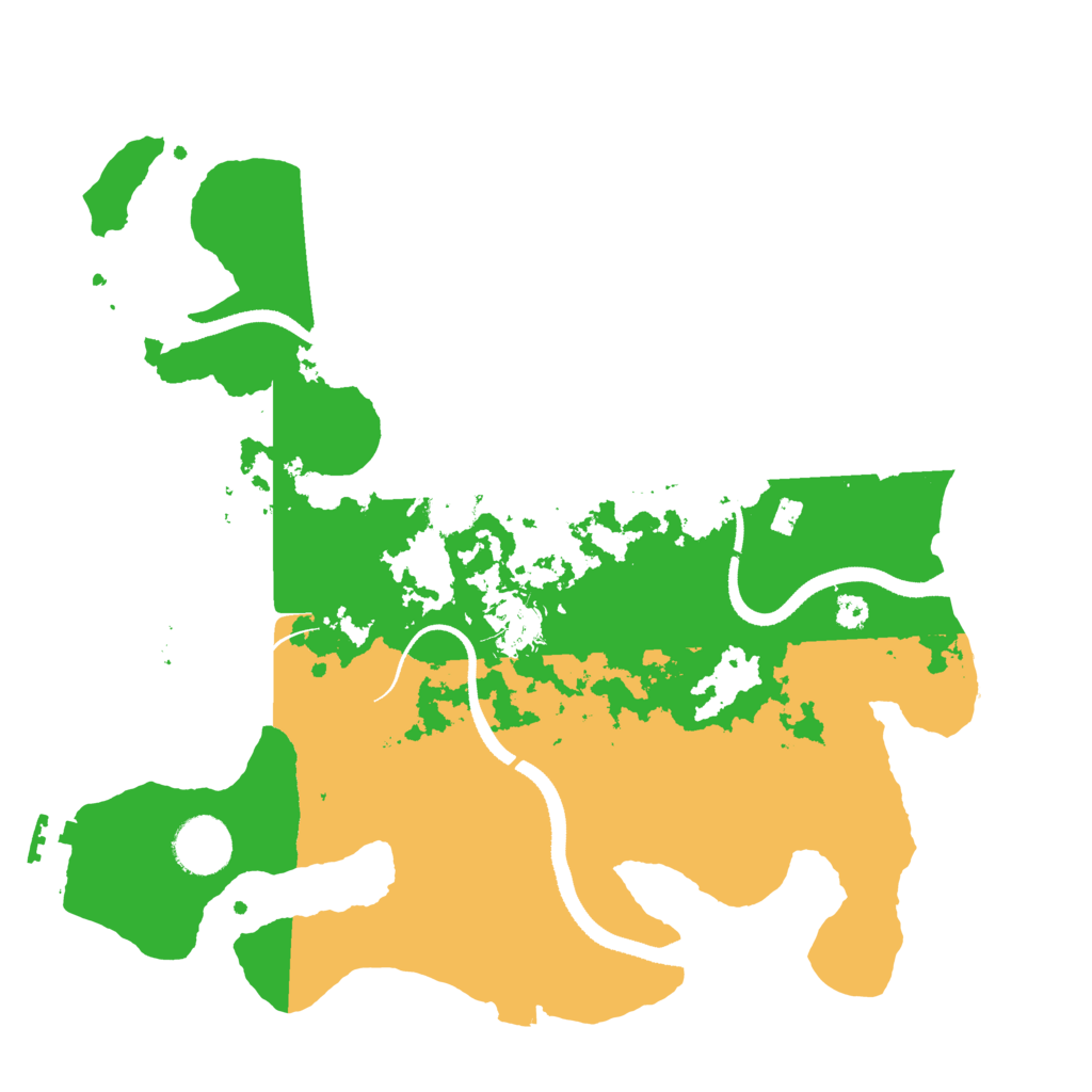 Biome Rust Map: Procedural Map, Size: 3300, Seed: 84847801