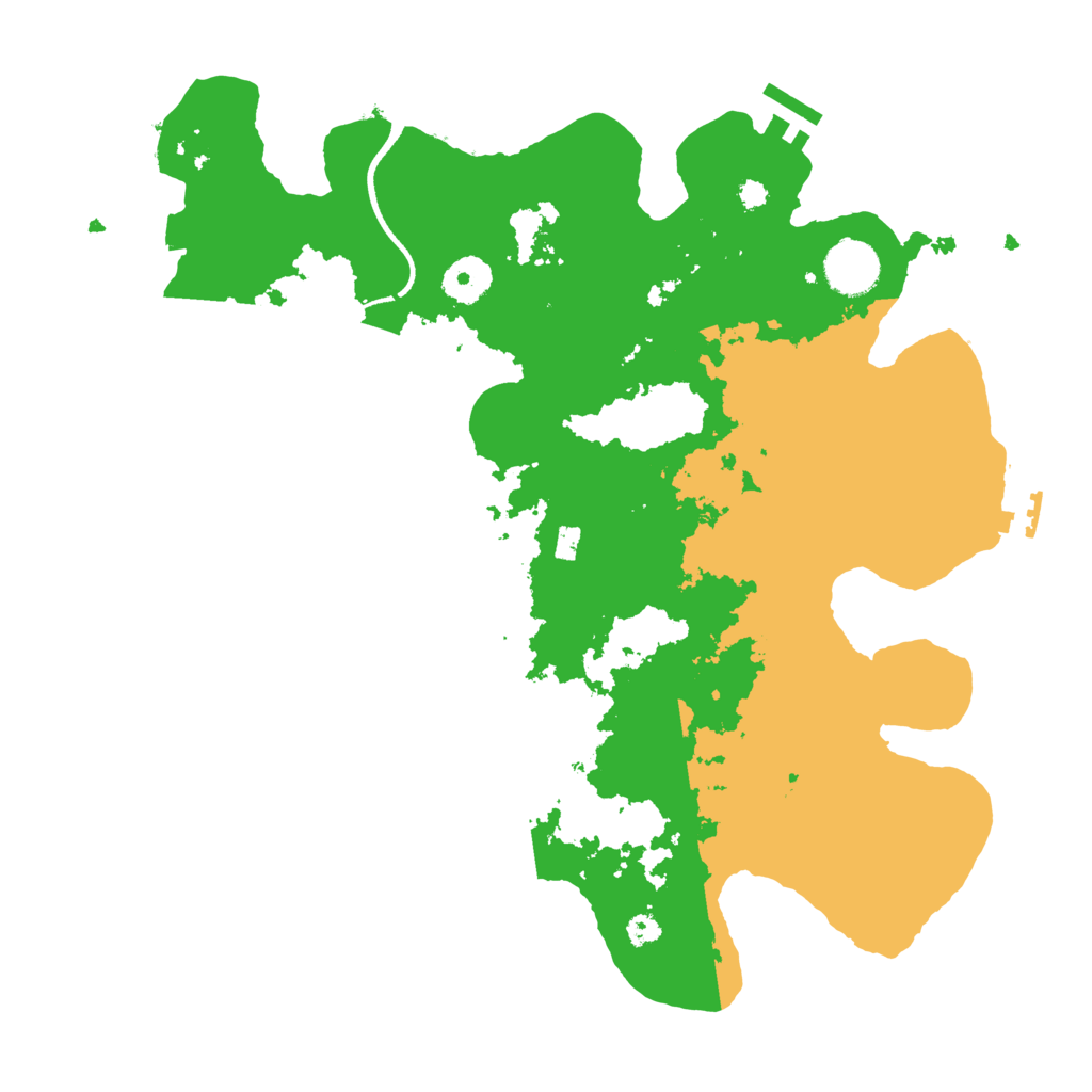 Biome Rust Map: Procedural Map, Size: 3500, Seed: 796214429