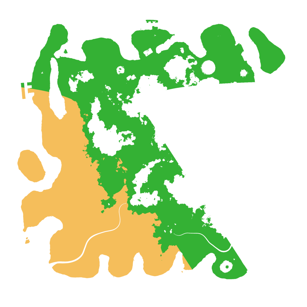 Biome Rust Map: Procedural Map, Size: 3850, Seed: 1205857869