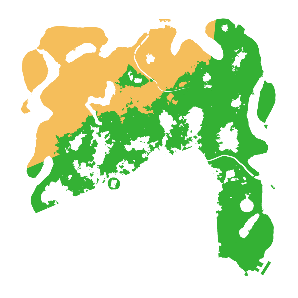 Biome Rust Map: Procedural Map, Size: 4000, Seed: 215077089