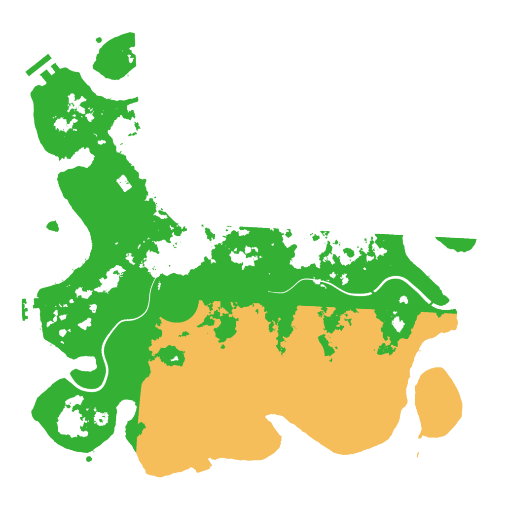 Biome Rust Map: Procedural Map, Size: 3500, Seed: 1730387229