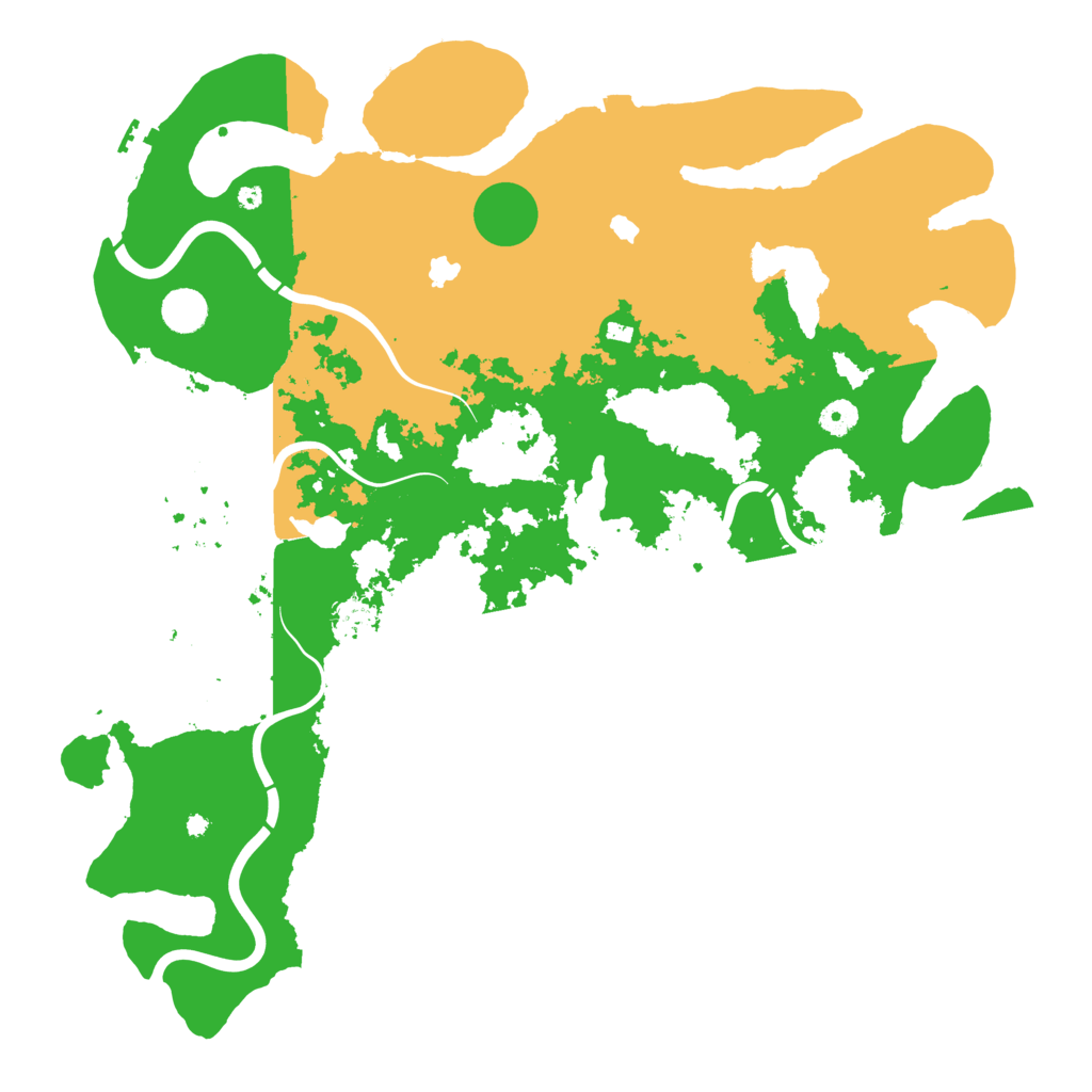 Biome Rust Map: Procedural Map, Size: 4500, Seed: 1122899129
