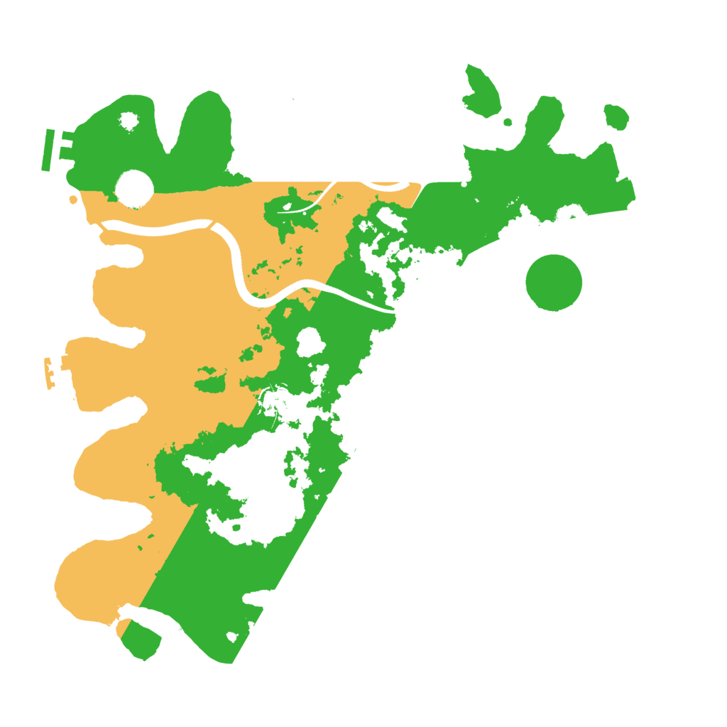 Biome Rust Map: Procedural Map, Size: 3500, Seed: 290203084