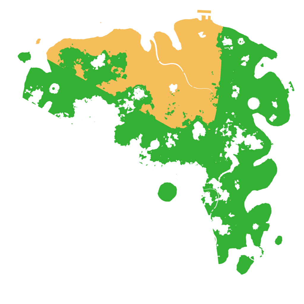 Biome Rust Map: Procedural Map, Size: 4500, Seed: 546256635