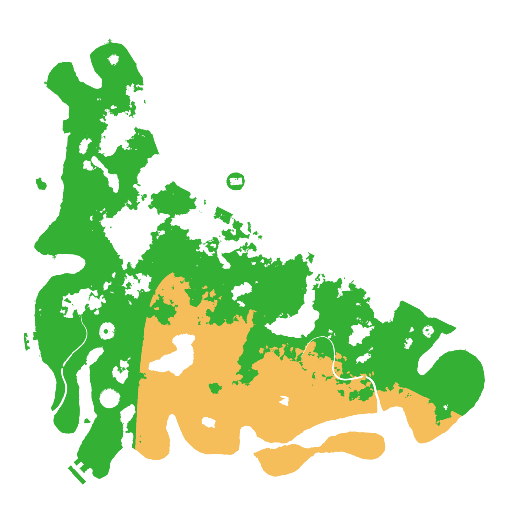Biome Rust Map: Procedural Map, Size: 4500, Seed: 1261994603