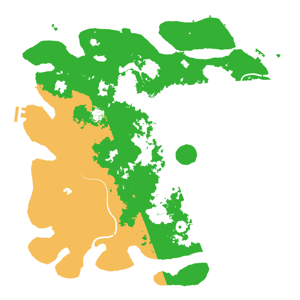 Biome Rust Map: Procedural Map, Size: 4000, Seed: 440218815