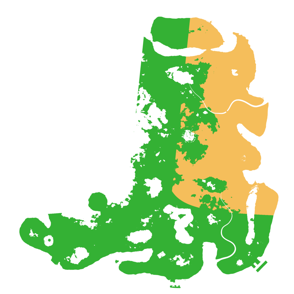 Biome Rust Map: Procedural Map, Size: 4253, Seed: 1916257389