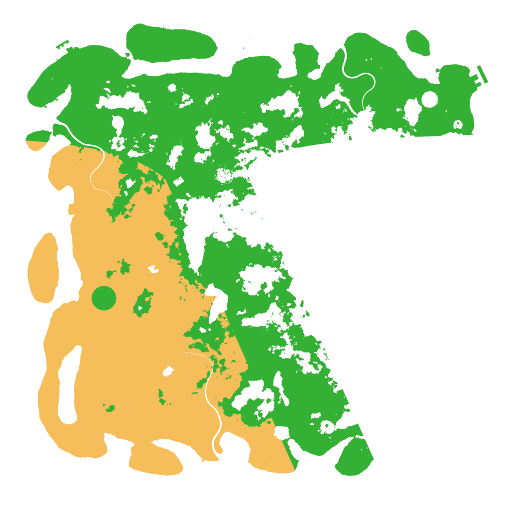 Biome Rust Map: Procedural Map, Size: 5500, Seed: 16510561