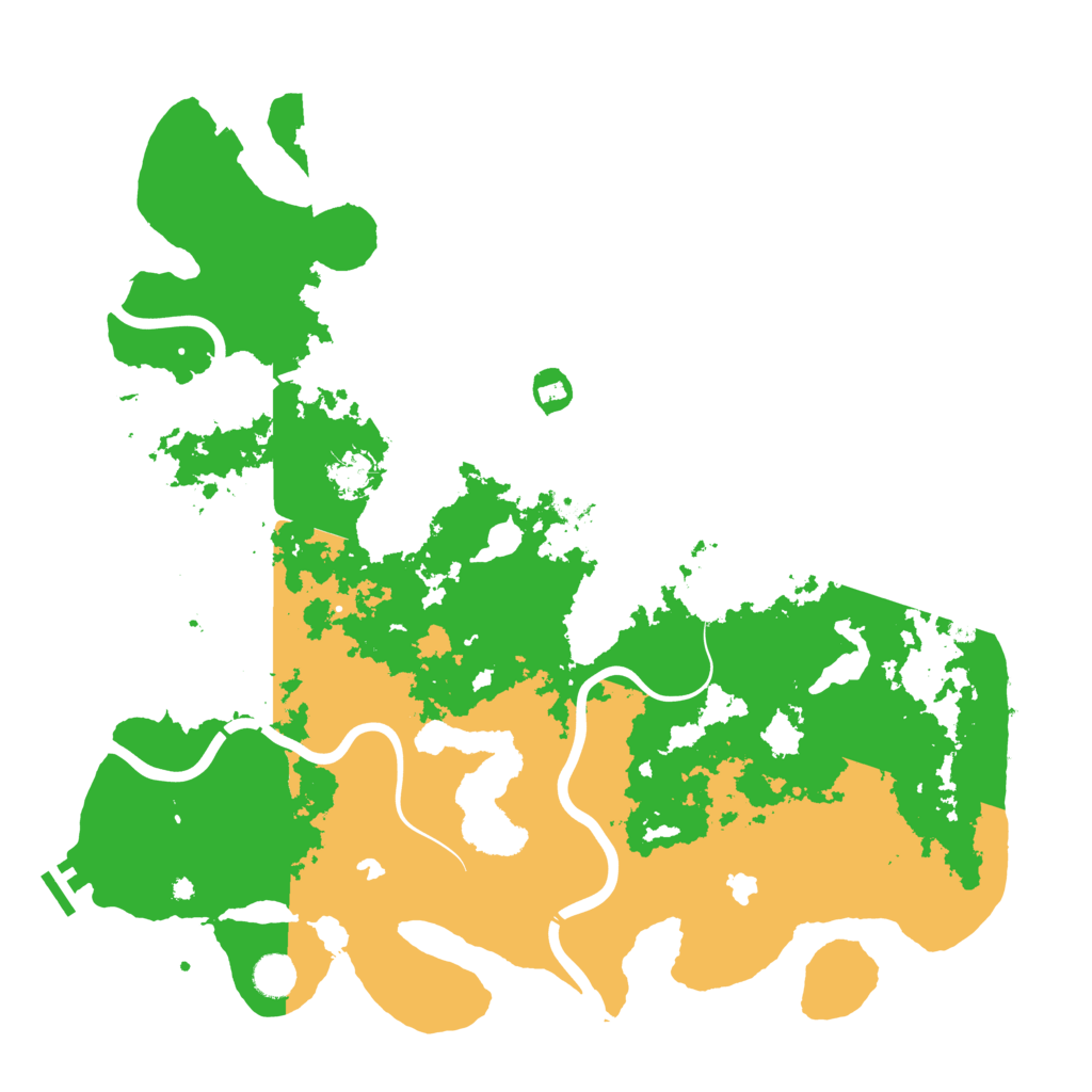Biome Rust Map: Procedural Map, Size: 4500, Seed: 22196262