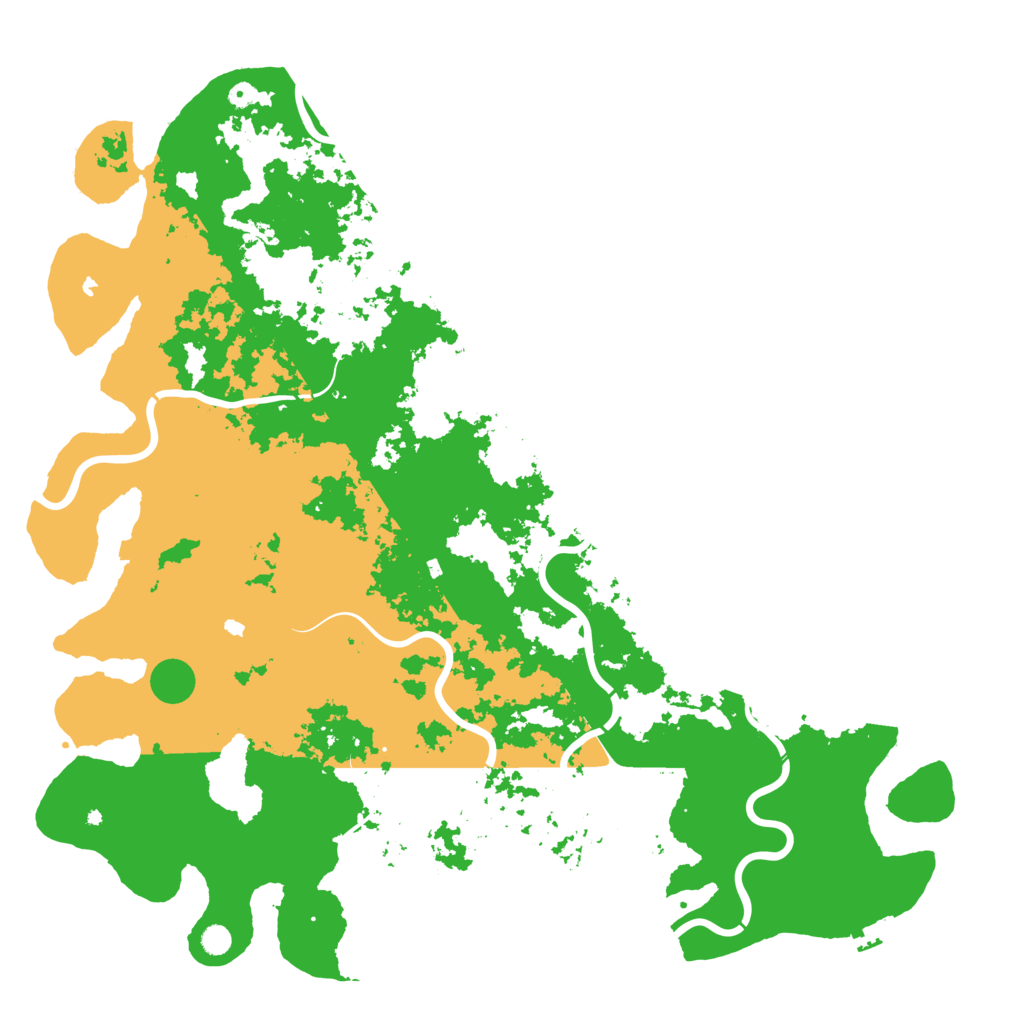 Biome Rust Map: Procedural Map, Size: 6000, Seed: 18721802