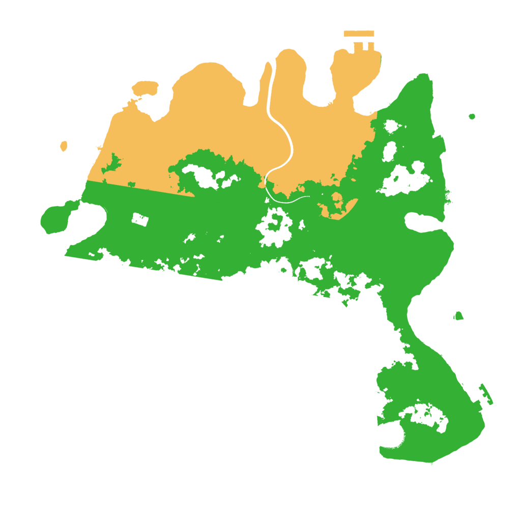 Biome Rust Map: Procedural Map, Size: 3500, Seed: 686847017
