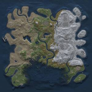 Thumbnail Rust Map: Procedural Map, Size: 4250, Seed: 11631769, 15 Monuments