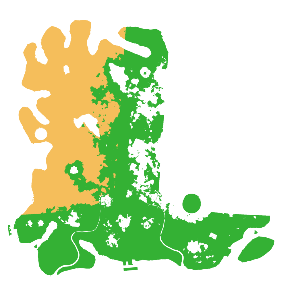 Biome Rust Map: Procedural Map, Size: 4250, Seed: 11631769