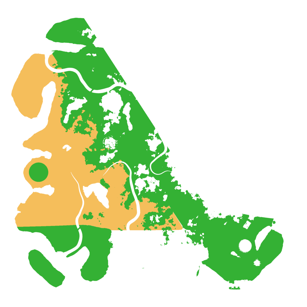 Biome Rust Map: Procedural Map, Size: 4200, Seed: 18721802