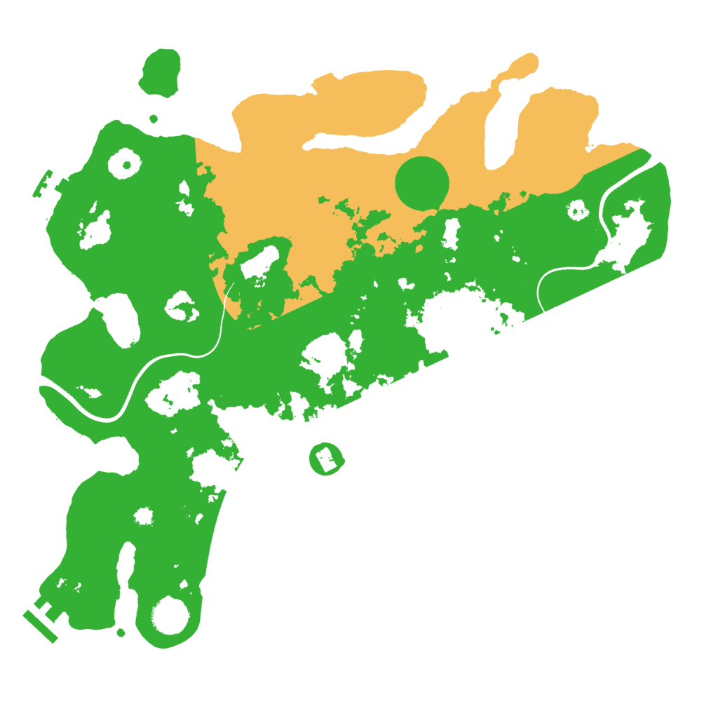 Biome Rust Map: Procedural Map, Size: 3500, Seed: 1650595212