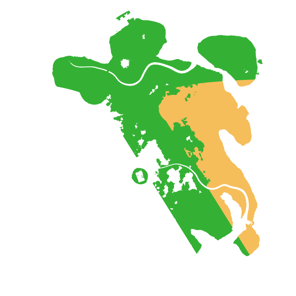 Biome Rust Map: Procedural Map, Size: 3000, Seed: 962162148