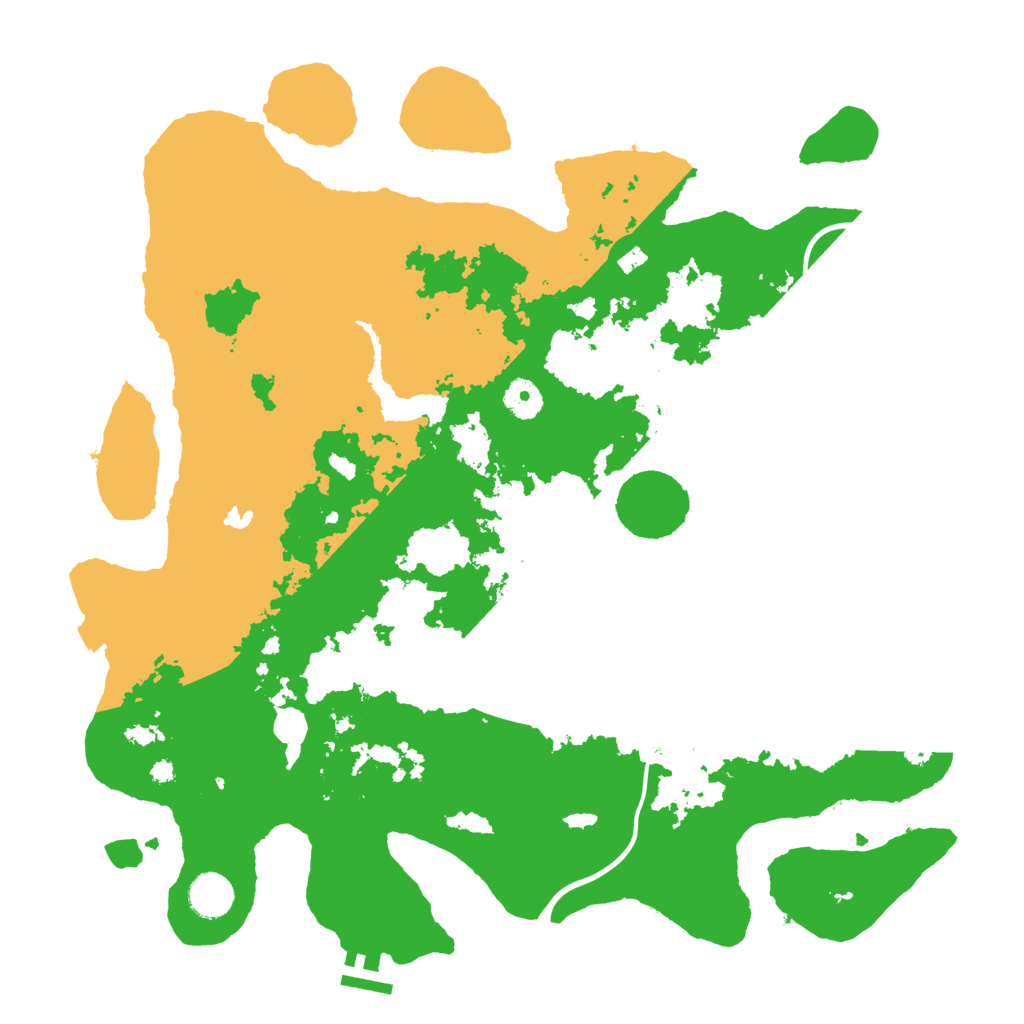 Biome Rust Map: Procedural Map, Size: 4000, Seed: 580178399