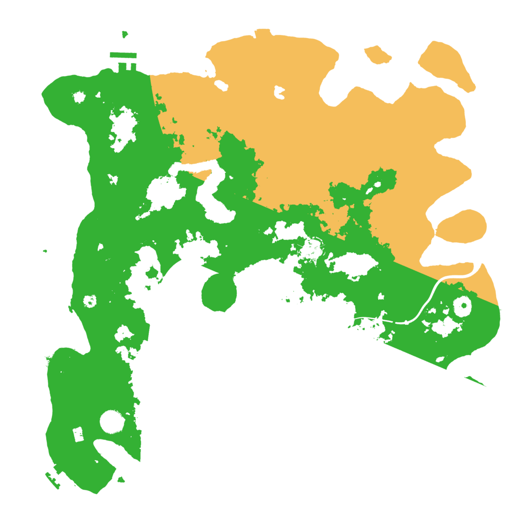 Biome Rust Map: Procedural Map, Size: 4000, Seed: 1396079588