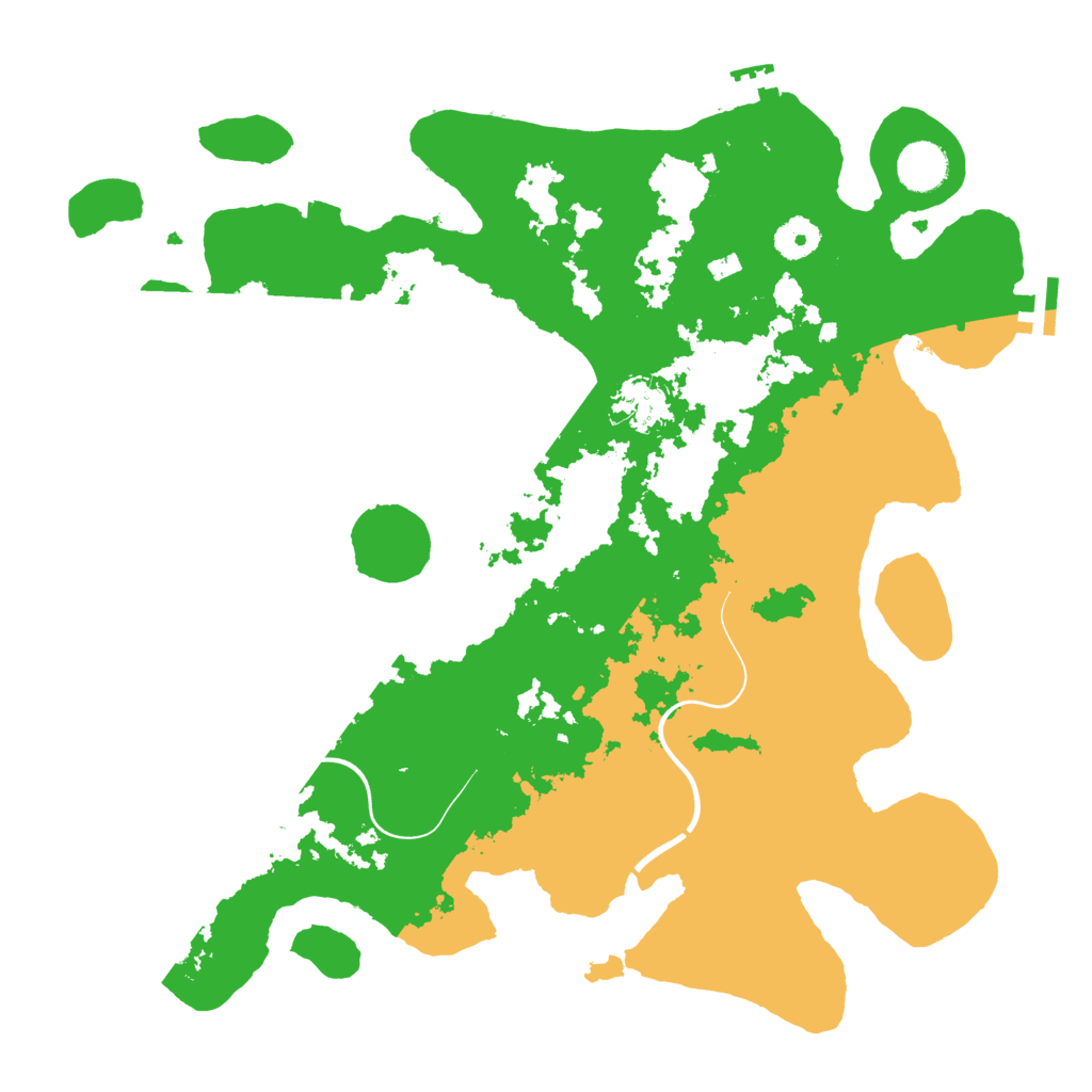 Biome Rust Map: Procedural Map, Size: 3800, Seed: 1361354649