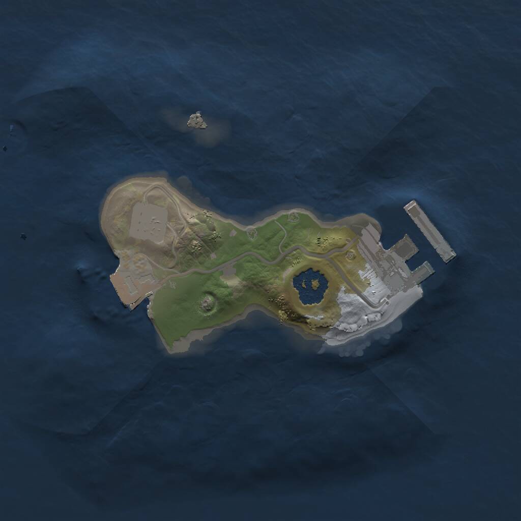 Rust Map: Procedural Map, Size: 1500, Seed: 985103809, 2 Monuments