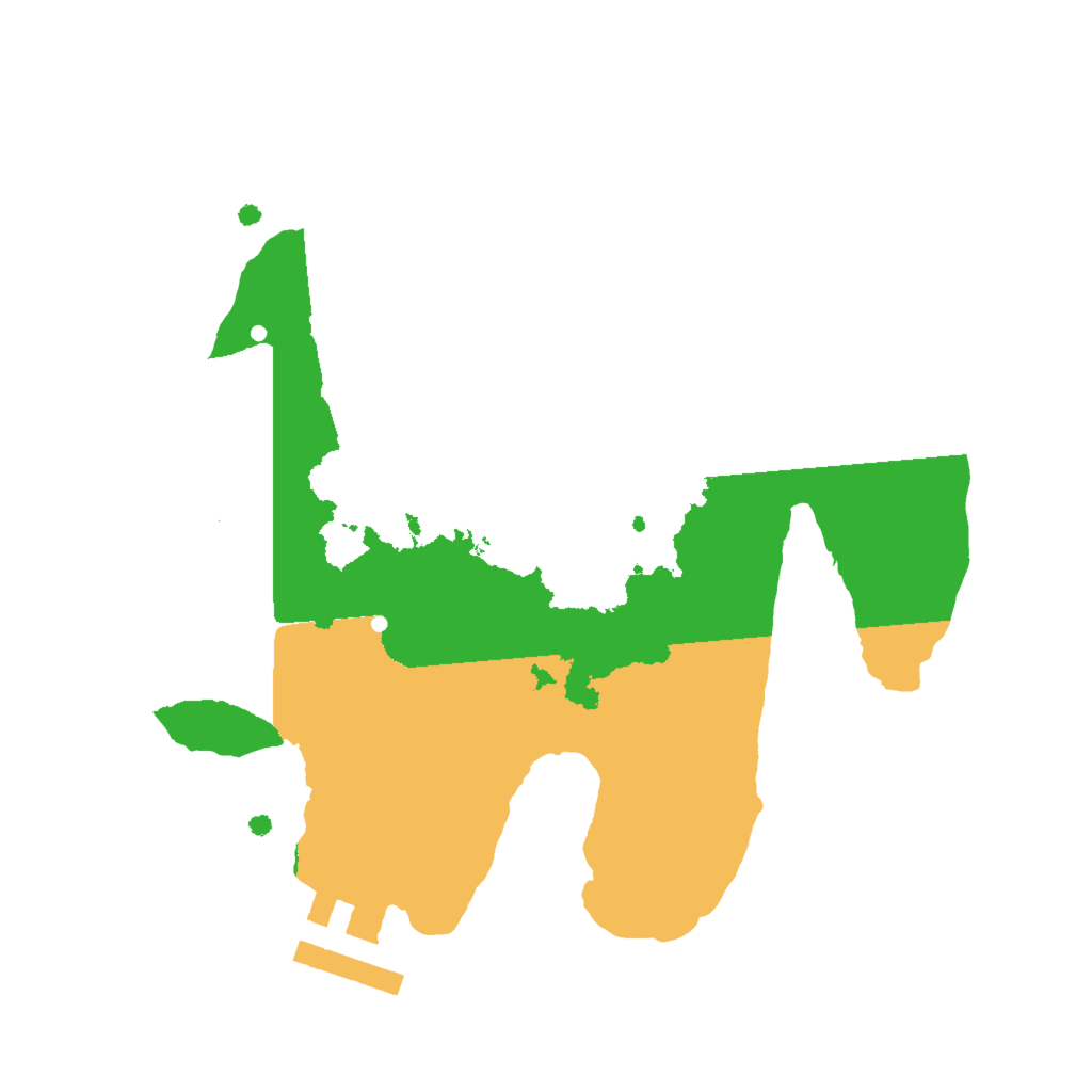 Biome Rust Map: Procedural Map, Size: 2000, Seed: 2051982