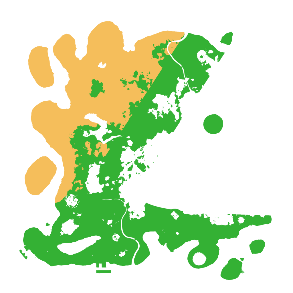 Biome Rust Map: Procedural Map, Size: 4000, Seed: 2013425402