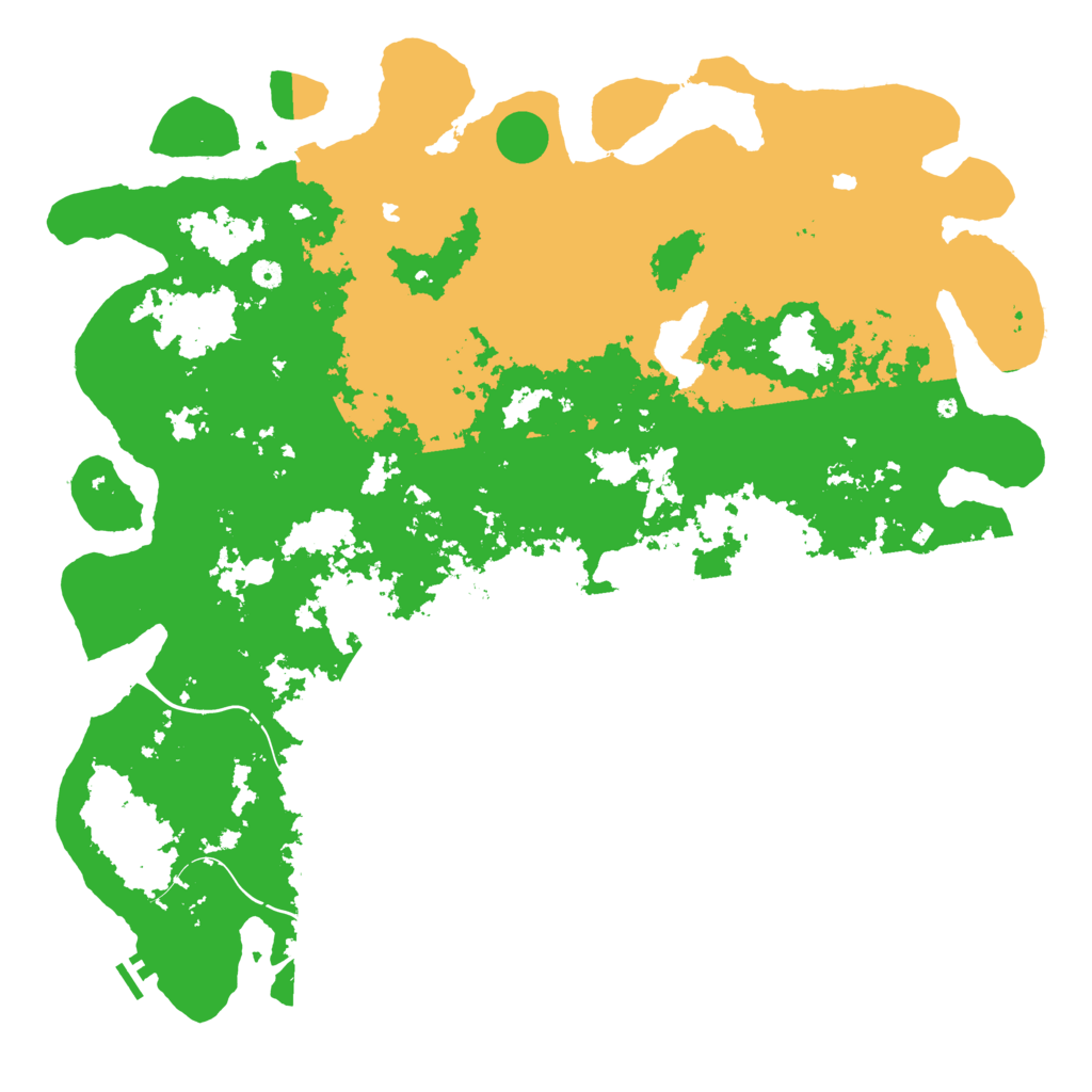 Biome Rust Map: Procedural Map, Size: 5525, Seed: 50000