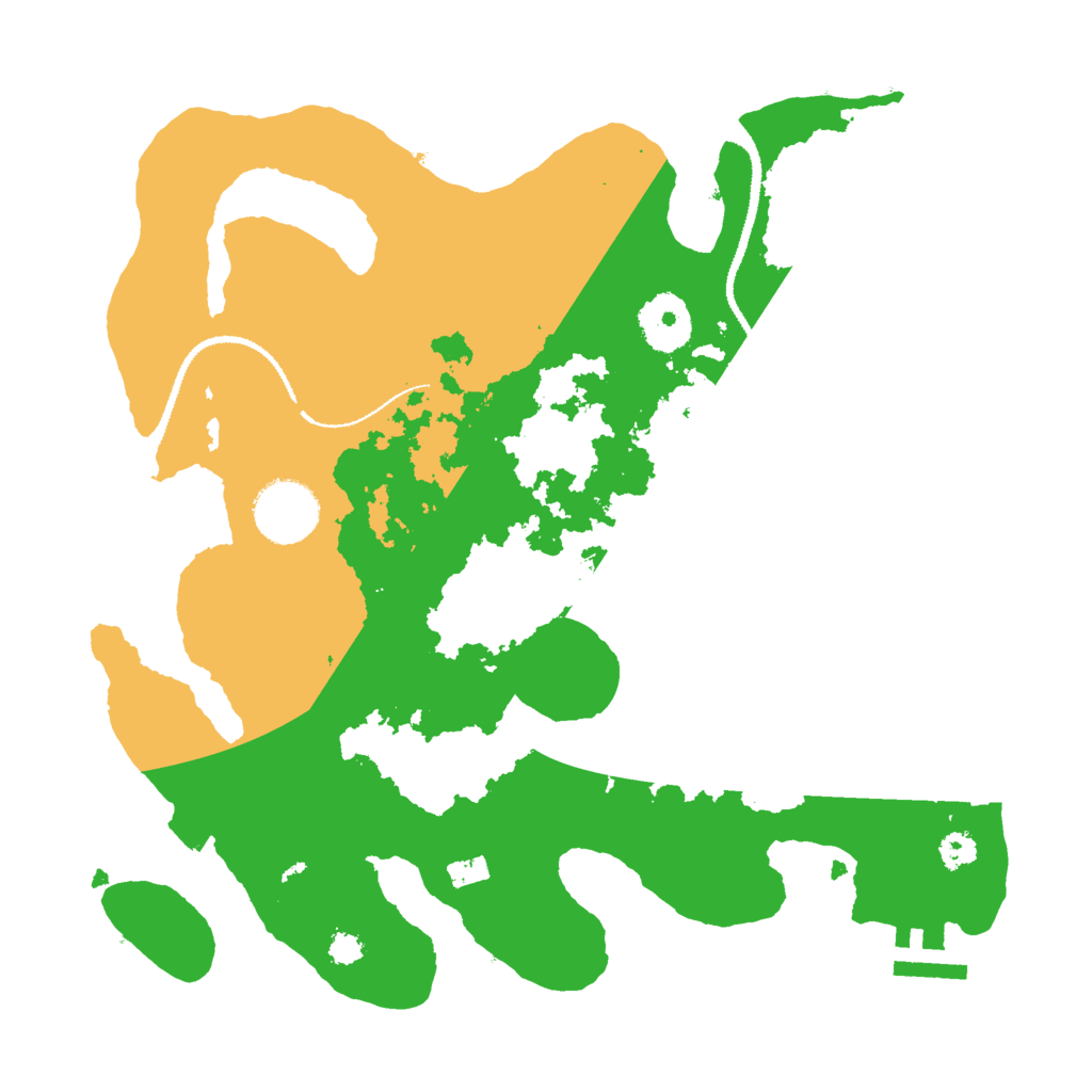 Biome Rust Map: Procedural Map, Size: 3000, Seed: 381486257