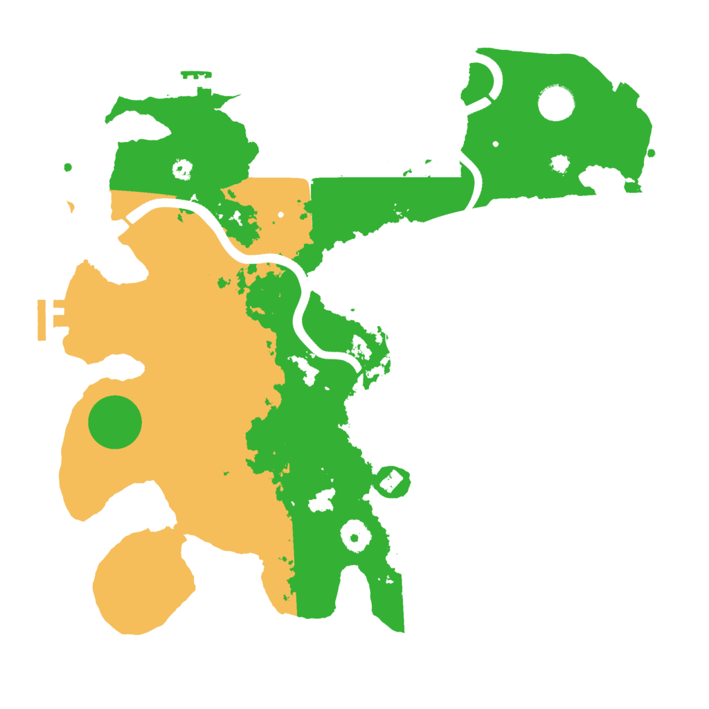 Biome Rust Map: Procedural Map, Size: 3500, Seed: 2004228508