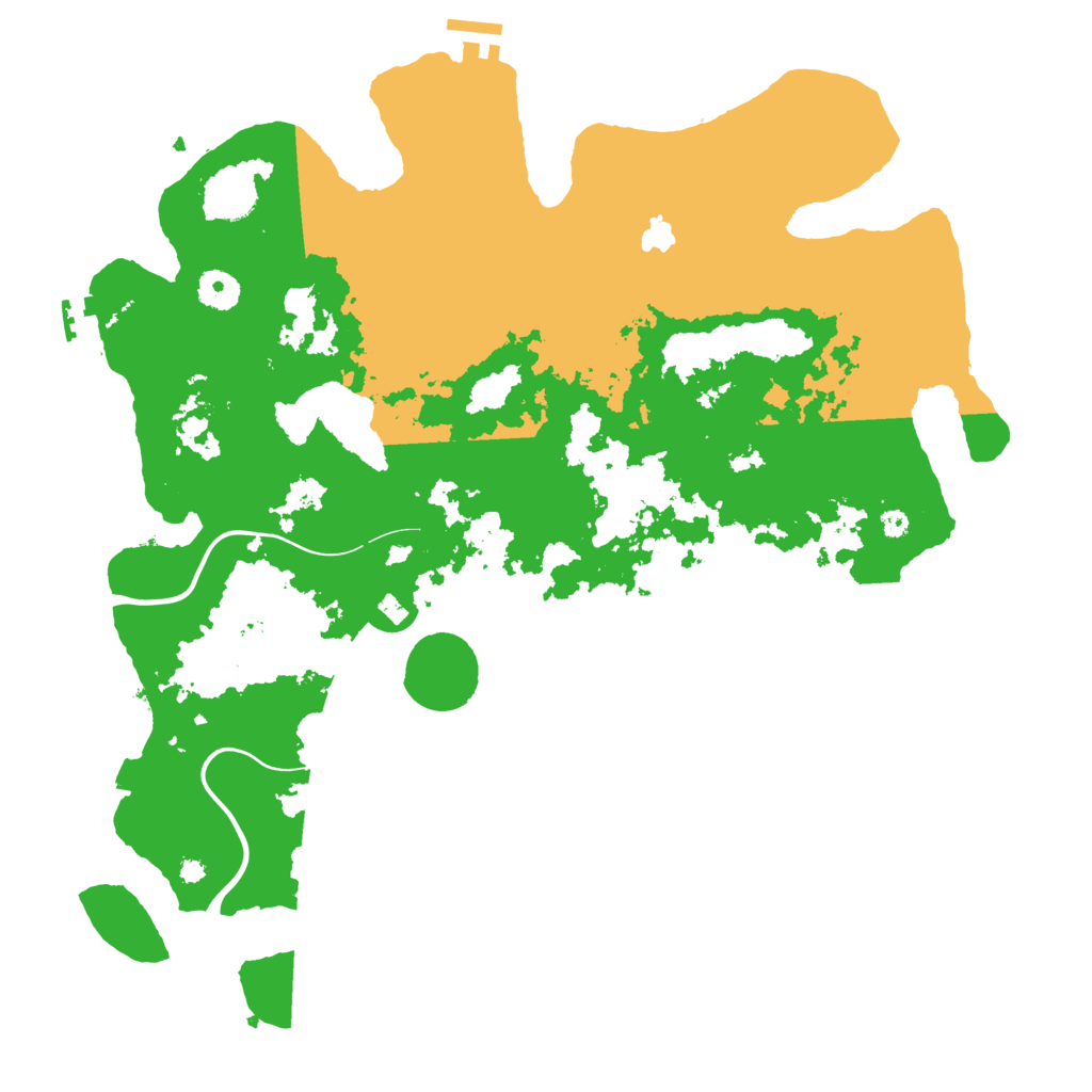 Biome Rust Map: Procedural Map, Size: 4000, Seed: 131820642